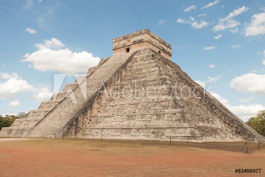 Picture of Ancient pyramid in Tulum Mexico